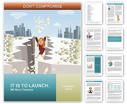 Business Word Template & Design ID 0000095831 - SmileTemplates.com