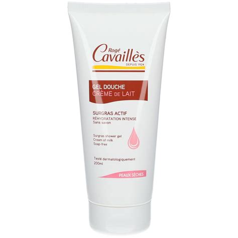 Roge cavailles gel douche creme de lait 200 ml - Tunisie Para