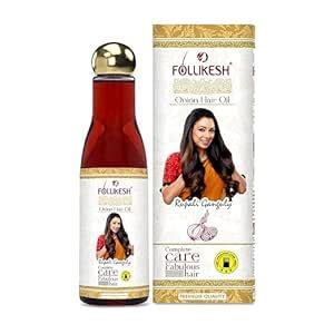 Buy Follikesh Advanced Red Onion Hair Oil for Hair Growth & Hair Fall ...