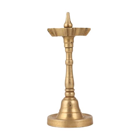 Glossy Aarti Oil Lamp Made of Brass