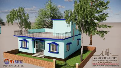 1st Floor Railing Design For House Front 3d Elevation with Best Iron ...
