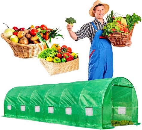 Tunel Ogrodowy Foliowy Foliak Ogrodniczy Tf630 Szklarnia 18 M² 6 X 3 X ...