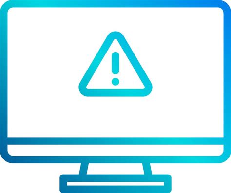 Image result for Computer with Warning Sign Vector