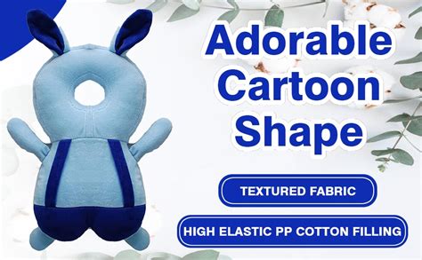 HUG PUPPY Baby Head Protector Backpack Soft Cotton Plush Cushion for ...