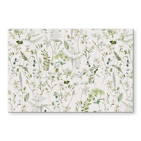 Kitchen Splashback Herbs and wildflowers - UN Designs | wall-art.com