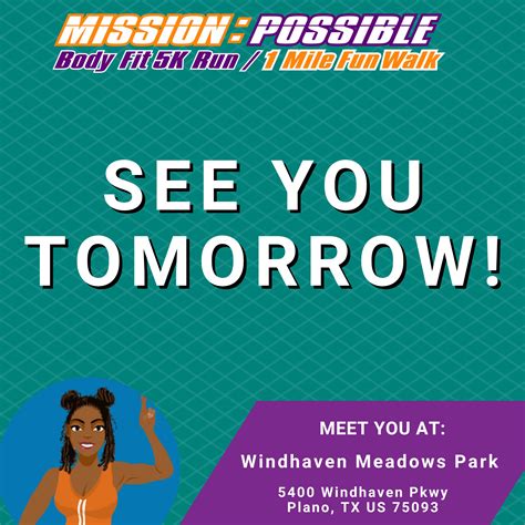 Mission: Possible Body Fit 5K (@christinasfoundation) • Instagram ...