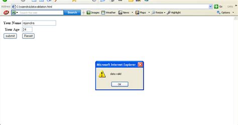 Image result for JavaScript Validations in HTML