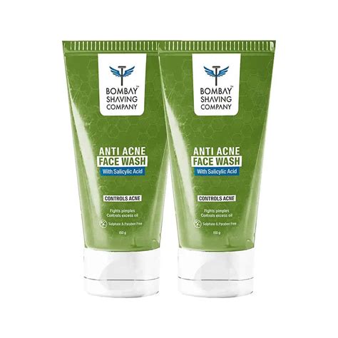 Buy Anti Acne Face Wash 150g Pack of 2 Online - Bombae