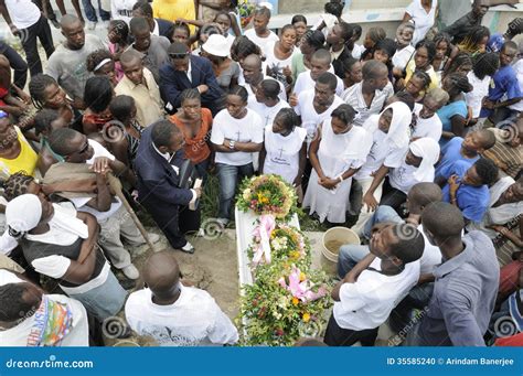 Haiti Funeral. Editorial Image | CartoonDealer.com #35585266