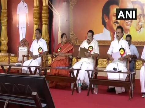 Chennai: MK Stalin chairs party's general council meeting at YMCA Ground