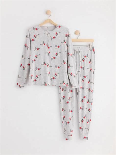 Pyjama set with print | Lindex