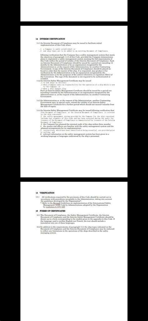 International safety managment (ISM ) code