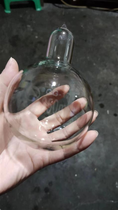 8cm Xenon Ball Glass Sealed Rare Gas Sample for Collection Hobby Experiment - LJQMETAL