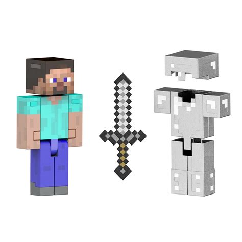Minecraft Diamond Level Steve Action Figure