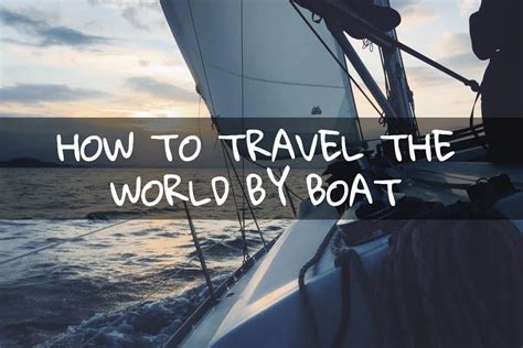 Travel around the World by Boat 的图像结果