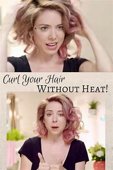 How To Style Hair Without Heat by 17 Best Images About Hair On Medium Length How To Style Hair Without Heat