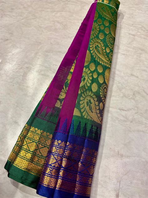 Ganga Jamuna Gadwal Pattu Saree – MayiLabel
