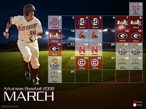 Printable Arkansas Baseball Schedule 2025 Pdf - King Printables