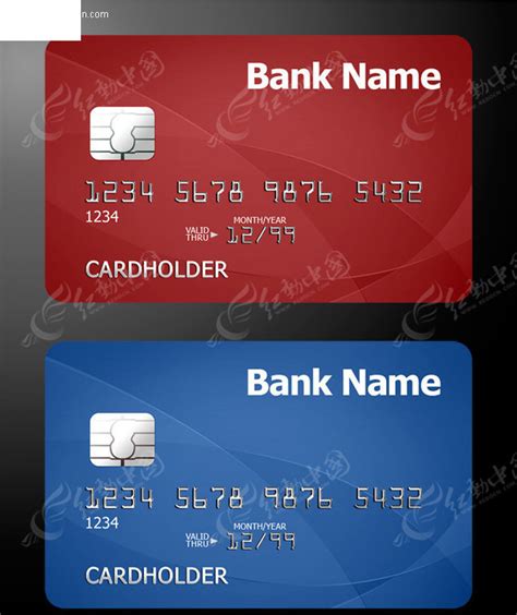 银行卡样机psd_银行卡模板素材下载_北极熊素材库