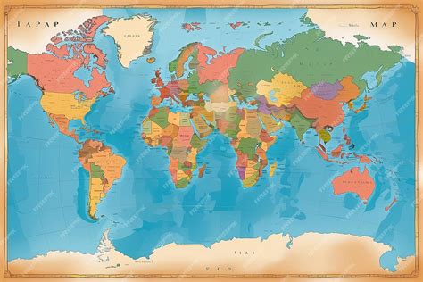 World Map with Countries 的图像结果