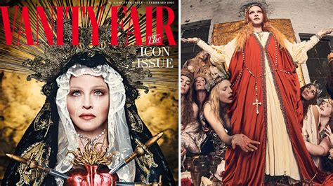 Madonna Appears as Virgin Mary, Recreates Last Supper for Vanity Fair Icons Issue - TrendRadars