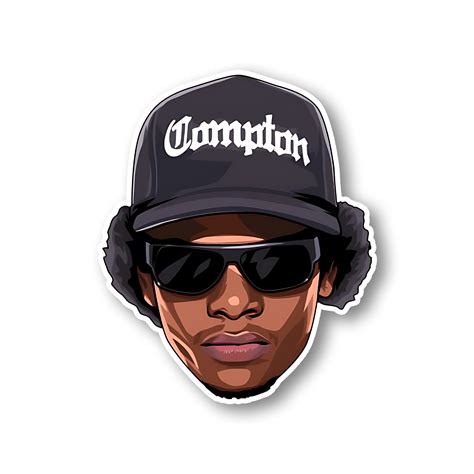 Eazy - E hip-hop Singer Sticker – sticckiz.com