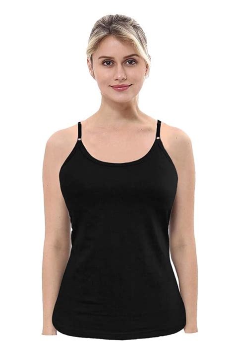 Buy BRAND FLEX Women's Cotton Camisole Strap Sphagetti for Women/Girls ...