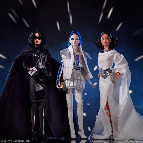 Star Wars Barbie Dolls Look More Like Barbie Ready For Fashion Show In ...
