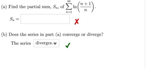 Image result for Partial Sum Formula