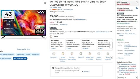 ಅಮೆಜಾನ್‌ನಲ್ಲಿ ಇಂದು 43 ಇಂಚಿನ Google Smart TV ಸಿಕ್ಕಾಪಟ್ಟೆ ಕಡಿಮೆ ಬೆಲೆಗೆ ...