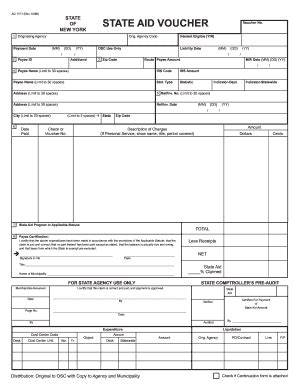 NY OSC AC 1171 1996-2026 - Fill out Tax Template Online