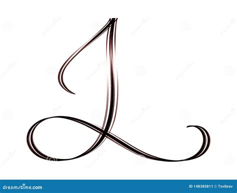 Cursive Capital Letter L