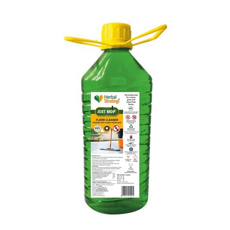 Herbal Strategi Just Mop Herbal Floor Cleaner Liquid, Natural ...