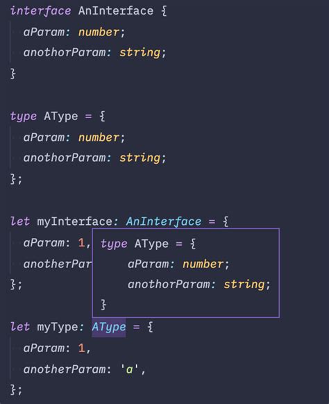Import Interface TypeScript 的图像结果