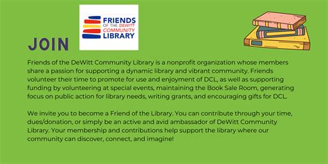Friends of the Library :: DeWitt Community Library