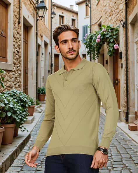 Buy Olive Tshirts for Men by Shein Online | sheinindia.in