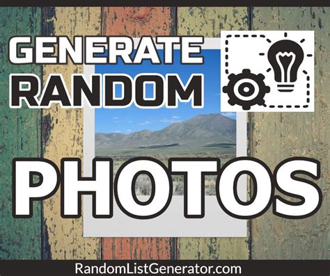 Generate random photos | Generation, Picture, Pictures images