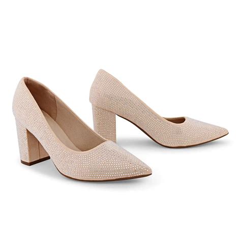Buy Gabbana Diamond Studded Block Pink Pumps | Lino Perros