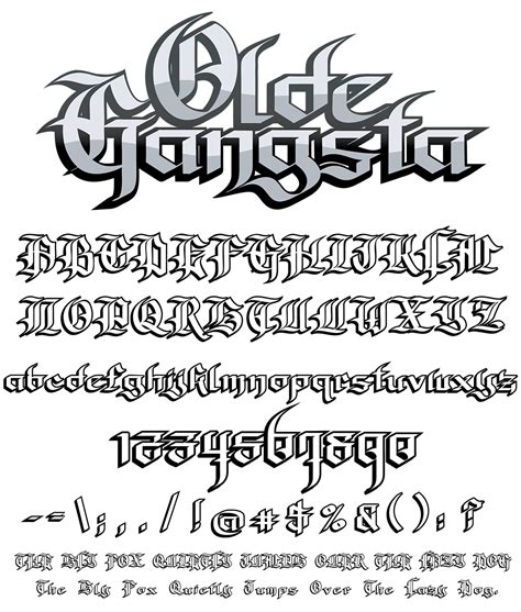 Gang Writing Font