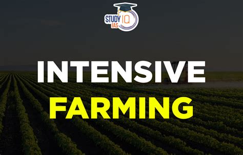Intensive Farming, Meaning, Characteristics, Advantages & Disadvantages