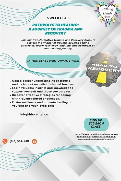 "Pathways to Healing: A Journey of Trauma and Recovery" Class ...
