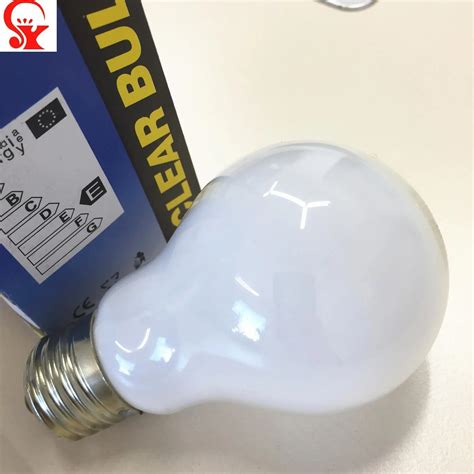 60W 75W 100W 220V 230V 110V E27 B22 Frosted Glass Tungsten Bulbs