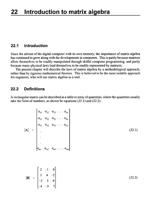 Image result for Matrix Algebra PDF
