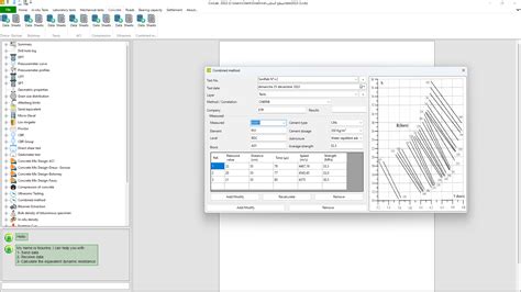 CiviLab: Concrete software | SonReb Method