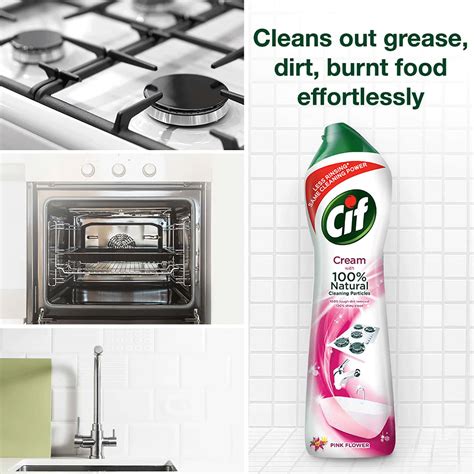 Buy CIF FLORAL CREAM MULTIPURPOSE SURFACE CLEANER FOR TOUGH STAINS ...