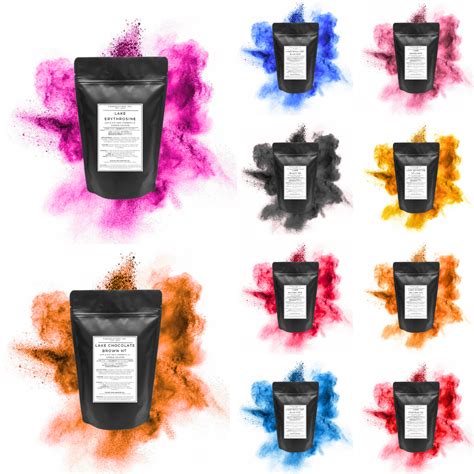Lake Colours (Cosmetic Grade, Oil-Soluble, Powder Form) (Combo of 10 ...