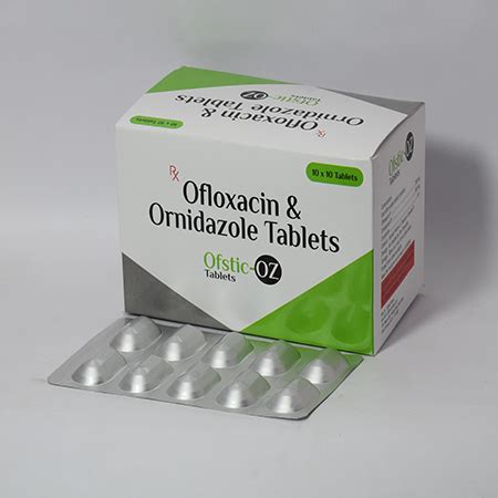 Ofstic OZ - Ofloxacin & Ornidazole Tablets - Meridiem Healthcare