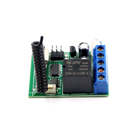 [Type 2] 12V DC 315 MHz 1 Channel RF Receiver Module With Bigger Casin