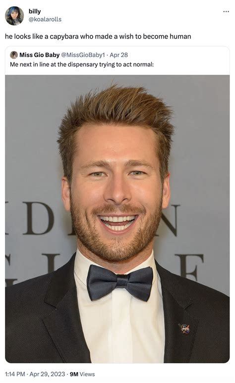 Glen Powell Capybara Meme | Glen Powell Capybara Face | Know Your Meme
