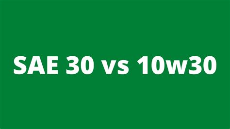 SAE 30 Vs 10w30 Mower Oil : 10 Best Difference - Mowerify